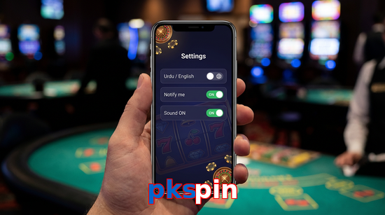 Game list for Pkspin app section