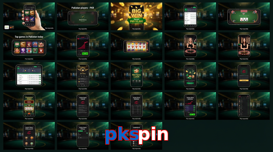 Main screen of Pkspin bet page for PK players
