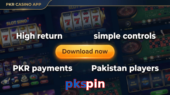 Main screen of Pkspin gamedownload page for PK players